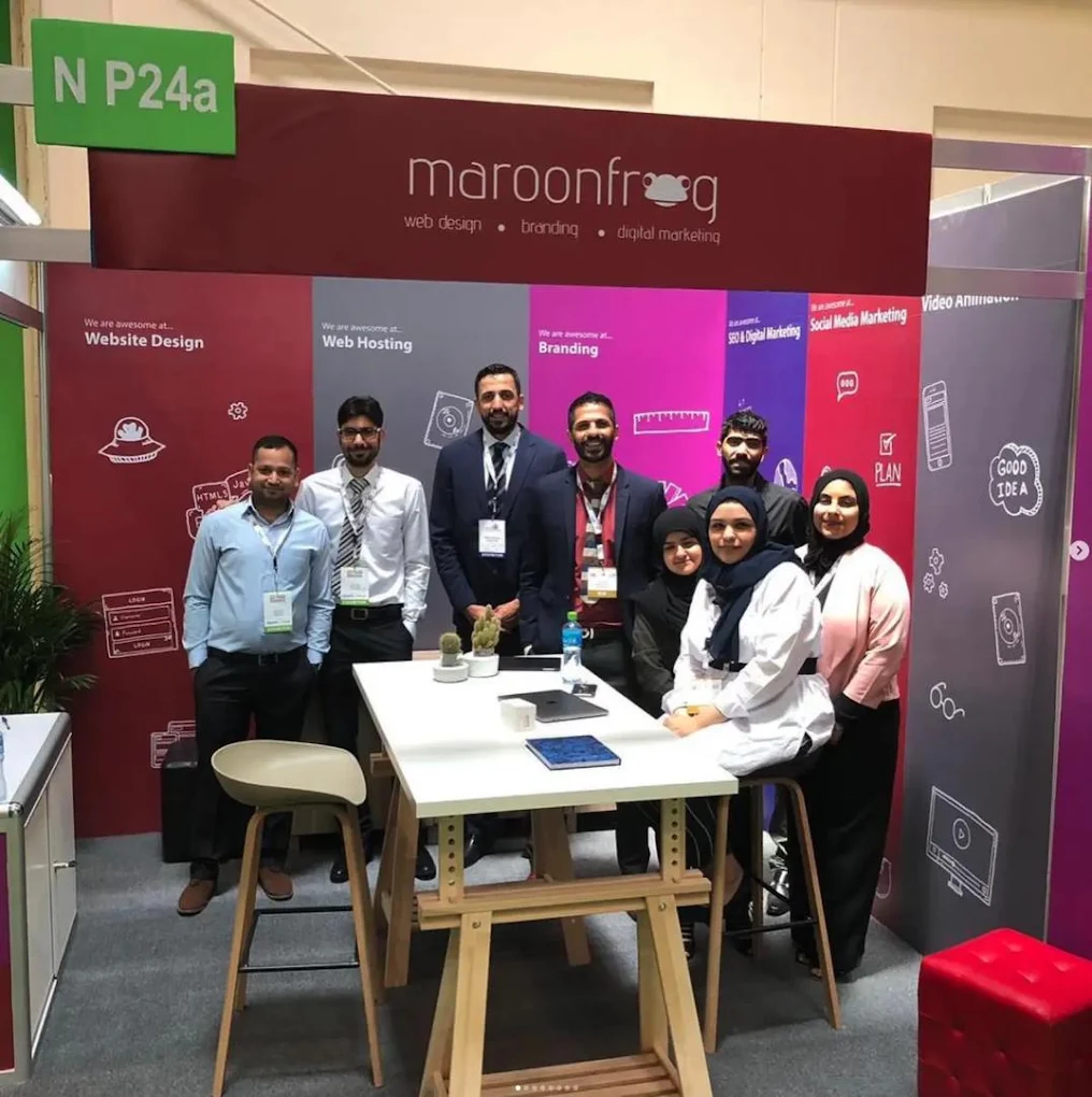 maroon-frog-team-bahrain-exhibition-world